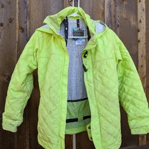 Girls burton snow jacket